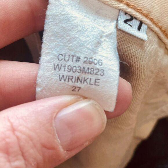 Rag & Bone Wrinkle Dark Wash Cuffed Denim Shorts - Picture 8 of 9